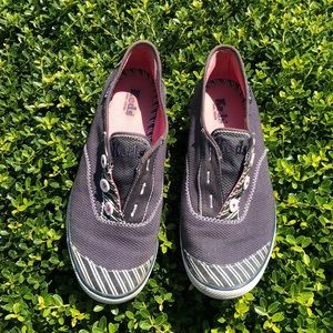 Ked’s blue slip ons